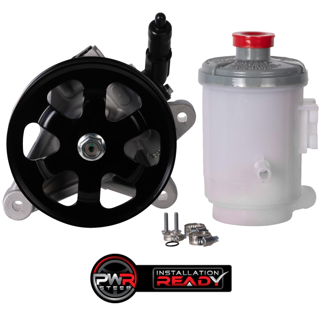 pwr steer power steering pulley and reservoir